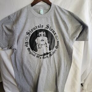 Siouxsie and the Banshees   band   t shirt size  mens Large Tall sport gray